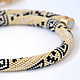 Жгут Из Бисера "Греческий". Колье. Чуйко Ирина. УКРАШЕНИЯ ИЗ БИСЕРА (iris-beads). Ярмарка Мастеров.  Фото №4
