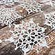 Set of knitted snowflakes 10 pieces white. Christmas decorations. BarminaStudio (Marina)/Crochet (barmar). My Livemaster. Фото №5
