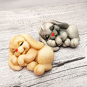 Косметика ручной работы handmade. Livemaster - original item Soap Sleeping Rabbit a gift for the New Year 2023 a symbol of the holiday. Handmade.