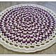 Mat knitted from a cord round Italy-3. Carpets. knitted handmade rugs. My Livemaster. Фото №4