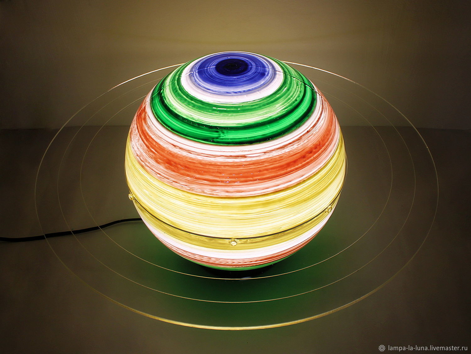 Светильник - Сатурн 25 см (светильник планета, ночник), Потолочные и подвесные светильники, Санкт-Петербург,  Фото №1