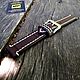 Кожаный ремешок для наручных часов. Ремни. VM leather goods. Ярмарка Мастеров.  Фото №6