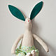 Tilda hare Olof. textile toy. Gift on March 8, Tilda Toys, St. Petersburg,  Фото №1