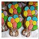 Stick balloons. Gingerbread Cookies Set. sweets for joy (galinadenisenko). My Livemaster. Фото №4