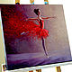 Painting 'Ballerina in a jump' oil on canvas 40h50 cm. Pictures. vestnikova. Online shopping on My Livemaster.  Фото №2
