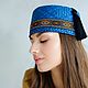 Шляпка Феска. Шляпы. Lagutina Millinery. Ярмарка Мастеров.  Фото №6