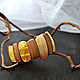 Bracelet made of wood and Baltic amber. Bead bracelet. Ambering Store. Online shopping on My Livemaster.  Фото №2