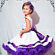 Baby dress 'Purple tape' Art. 175. Childrens Dress. ModSister/ modsisters. Интернет-магазин Ярмарка Мастеров.  Фото №2