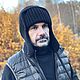Шапка-ушанка вязаная УМА с подкладкой чёрный. Шапка-ушанка. Семейный бренд вязаной одежды БЛИЗКО. Ярмарка Мастеров.  Фото №5
