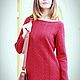 Warm elegant dress ' Wine pigtail'. Dresses. Alexandra Maiskaya. My Livemaster. Фото №6