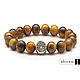 Women's, men's bracelet made of Baltic amber with silver charm, Bead bracelet, Moscow,  Фото №1