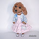Собака Пудель Жаннет. Мягкие игрушки. Алла (Alabella). Ярмарка Мастеров.  Фото №6