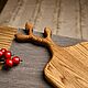 Доска для сервировки "Ветка" Маленькая. Разделочные доски. Welovewood. Ярмарка Мастеров.  Фото №5