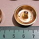 Buttons VINTAGE, vintage metal gold plated large 1980s imported. Vintage buttons. From USSR. My Livemaster. Фото №6