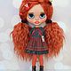 Заказать Blythe Кукла Блайз Custom blythe doll. Semirablythe. Ярмарка Мастеров. . Кукла Кастом Фото №3