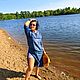Платье из итальянского хлопка, эксклюзив, оверсайз. Платья. Yarkaya-2. Ярмарка Мастеров.  Фото №5