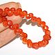 Сердолик 6-6,5мм нить 23,5см. Бусины. Beads. Интернет-магазин Ярмарка Мастеров.  Фото №2