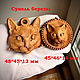 Кулон, подвеска Кот, кошка. Сувель березы, Кулон, Витебск,  Фото №1