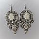Новогодние серьги из сутажа с кристаллами. Серьги классические. Annka Soutache Украшения из сутажа. Ярмарка Мастеров.  Фото №5