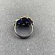 Кольцо с сапфирами 5,89 ct. Кольца. AMG. Ярмарка Мастеров.  Фото №4