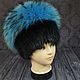 Fur hat made of natural fur. ( Premium). Caps. kupimeh. Online shopping on My Livemaster.  Фото №2