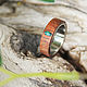 Copy of Copy of Copy of Copy of Wooden rings with turquoise. Rings. The Tree of Life. My Livemaster. Фото №6