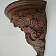 Order Carved wall console Rococo shelf (small), ash. Carved decor. Livemaster. . Shelves Фото №3