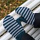 Чистошерстяные варежки ( Хогвартс,  Слизерин). Варежки. IRINA GRUDKINA Handmade Knitwear. Интернет-магазин Ярмарка Мастеров.  Фото №2