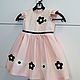 Elegant dress for a girl made of silk with black and white flowers p. 86. Childrens Dress. Maverick (clothing for girls). Online shopping on My Livemaster.  Фото №2