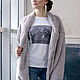 Women's t-shirt funny with Owl pattern, funny t-shirt. T-shirts. Lara (EnigmaStyle). My Livemaster. Фото №4