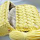 Сумка зефирка "ЛИМОН". Клатчи. Cranberry-knits. Ярмарка Мастеров.  Фото №5