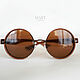 Order Wooden Round Ozzy Glasses. Mart Bags (martbags). Livemaster. . Glasses Фото №3