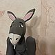 перчаточная игрушка Ослик Моисей. Кукольный театр. Виктория. Интернет-магазин Ярмарка Мастеров.  Фото №2