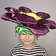 Headdress ' Violet'. Carnival Hats. ludmila7070. Online shopping on My Livemaster.  Фото №2