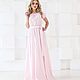Summer dress, pink dress with open shoulders. Dresses. Дизайнерские платья Valensia Atelier. My Livemaster. Фото №4