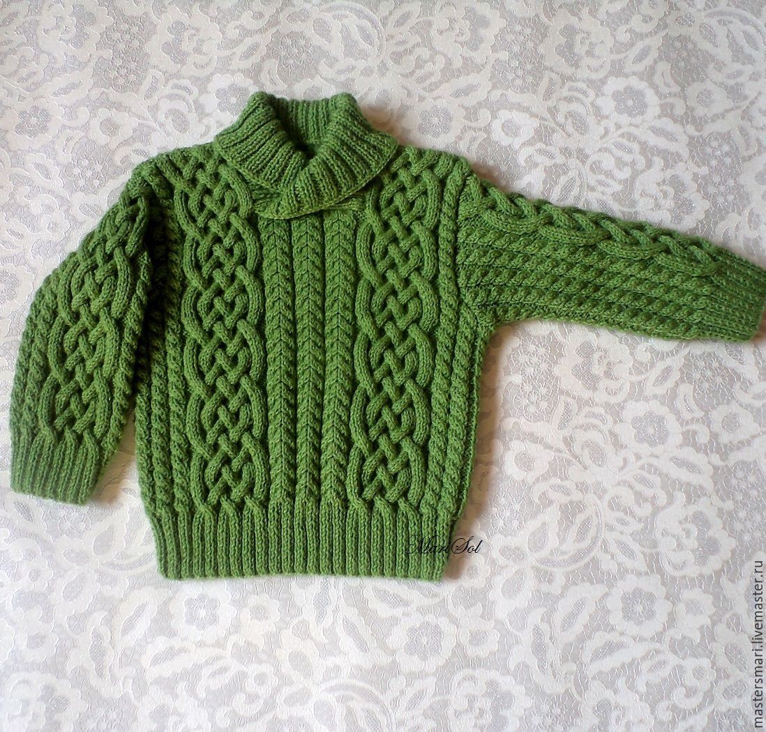 Вязание спицами детские свитера