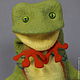 Tropical frog. Glove puppet. Bi-BA-Bo. Puppet show. Taya Kart. My Livemaster. Фото №6