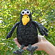 Knitted Raven. Stuffed Toys. OlikCrochet by Olik Ask. Online shopping on My Livemaster.  Фото №2