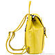 Womens leather backpack 'jolie' (yellow). Backpacks. Russian leather Guild. My Livemaster. Фото №6