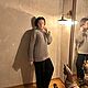 Свитер "Брат" с высоким горлом. Свитеры. Yulia_Knit вязаные аксессуары. Интернет-магазин Ярмарка Мастеров.  Фото №2