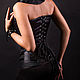 Утягивающий корсет с нат кожей. Корсеты. Shi Corset (Анна). Ярмарка Мастеров.  Фото №4