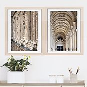 Картины и панно handmade. Livemaster - original item Paris photo paintings city, architecture Louvre posters on the wall in the living room. Handmade.
