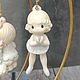 Винтаж: Фарфоровые ёлочные игрушки Precious Moments. Игрушки винтажные. Старая сказка. Ярмарка Мастеров.  Фото №4