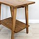 Заказать Журнальный стол из массива дуба, консоль, скамья. Lagom Home Wood. Ярмарка Мастеров. . Консоли Фото №3