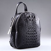 Сумки и аксессуары handmade. Livemaster - original item Crocodile leather backpack IMA0591B1. Handmade.