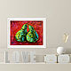 Pears oil painting miniature pears mini fruit painting. Pictures. Colibri Art - Oil Painting. My Livemaster. Фото №5