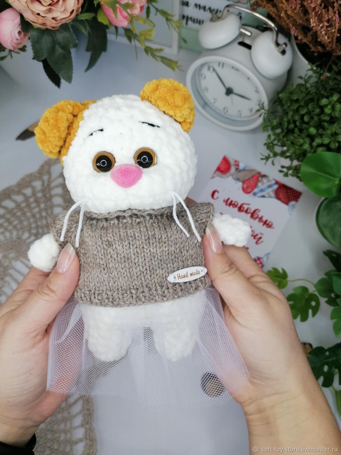 Амигуруми куклы и игрушки: котики Басики – заказать на Ярмарке Мастеров ...