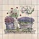Tiles and tiles: Apron for the kitchen Lavender and Provence. Tile. Flera Daminova Rospis farfora. (artflera). Ярмарка Мастеров.  Фото №6