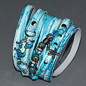 Украшения handmade. Livemaster - original item Unicorn Bracelet - Blue, Light Blue, Turquoise, Azure, Tiffany. Handmade.