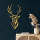 Олень, настенный декор из дерева. Элементы интерьера. Wooden Decor Shop. Ярмарка Мастеров.  Фото №4